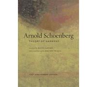 Arnold Schoenberg Theory of Harmony (Tascabile)