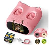 ARNSSIEN Microscopio Digitale Bambini 2in1 Telescopio Portatile 1000X STEM | Microscopio Bambini Portatile con foto e video 1080P, kit scientifico, Regalo per Ragazzi e Ragazze 6-12 anni, Inskam387
