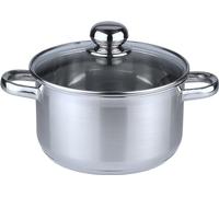 aro Casseruola, acciaio inossidabile, Ø 20 cm, 3.6 L, altezza: 17,9 cm, con coperchio, adatta per induzione, resistente al forno