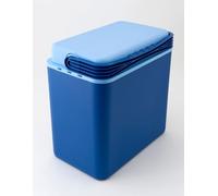 aro Frigorifero Portatile Passivo, Plastica, 24 L, Tempo di Isolamento da 5°C a 15°C: 9 Ore (circa), Maniglia Blocca Coperchio, Blu, Ideale per Campeggio o Spiaggia