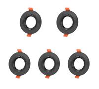 Aro incasso circolare JANDEI GU10/MR16 nero policarbonato Ø90 H45mm taglio 75mm