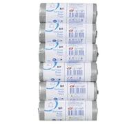aro Sacchetti per la spazzatura grigi, 20 litri, standard, HDPE + LDPE 10 µm, 120 pezzi