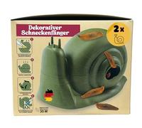 Aroba Set di 24 trappole decorative per lumache - ecologico ed ecologico - protezione per lumache da giardino - trappola per lumache in plastica riciclata