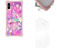 Aroepurt Cover Compatibile con Wiko Y81 Custodia Case Cover + Morbido Pellicola Protettiva Backplane per PC + Cornice Morbida Ispessita KB-DJS