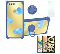 Aroepurt Cover per Honor 8A 2020 Custodia Comaptibile con Honor 8A 2020 Case Custodia Cover Supporto Premium in PU BF210 Black