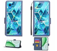 Aroepurt Custodia Comaptibile per Alcatel 1 2021 Case Custodia Cover Supporto Premium in PU[con Pellicola Protettiva HD con durezza 9H] [Blocco RFID][Effetto di rifrazione] LPT-LS