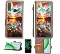 Aroepurt Custodia Comaptibile per BEA-Fon M6s Plus Case Custodia Cover Supporto Premium in PU[con Pellicola Protettiva HD con durezza 9H] [Blocco RFID][Effetto Luminoso Scuro] LPT-FJ