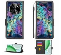 Aroepurt Custodia Comaptibile per Blackview Oscal Tiger 8 Case Custodia Cover Supporto Premium in PU[con Pellicola Protettiva HD con durezza 9H] [Blocco RFID][Effetto di rifrazione] LPT-HTT