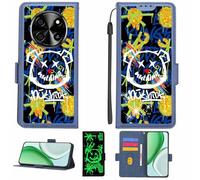 Aroepurt Custodia Comaptibile per Blackview Oscal Tiger 8 Case Custodia Cover Supporto Premium in PU[con Pellicola Protettiva HD con durezza 9H] [Blocco RFID][Paillettes Dorate + Brillanti] LPT-TYX