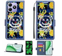 Aroepurt Custodia Comaptibile per Blackview OSCAL Wave 8 Case Custodia Cover Supporto Premium in PU[con Pellicola Protettiva HD con durezza 9H] [Blocco RFID][Paillettes Dorate + Brillanti] LPT-TYX