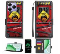 Aroepurt Custodia Comaptibile per Blackview OSCAL Wave 8 Case Custodia Cover Supporto Premium in PU[con Pellicola Protettiva HD con durezza 9H] [Blocco RFID][Effetto Luminoso Scuro] LPT-JGP