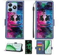 Aroepurt Custodia Comaptibile per Blackview Wave 8C Case Custodia Cover Supporto Premium in PU[con Pellicola Protettiva HD con durezza 9H] [Blocco RFID][Effetto Luminoso Scuro] LPT-BQ