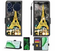 Aroepurt Custodia Comaptibile per Condor Mate 70 Case Custodia Cover Supporto Premium in PU[con Pellicola Protettiva HD con durezza 9H] [Blocco RFID][Paillettes Dorate + Brillanti] LPT-TT