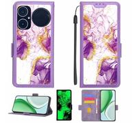 Aroepurt Custodia Comaptibile per Condor Mate 70 Case Custodia Cover Supporto Premium in PU[con Pellicola Protettiva HD con durezza 9H] [Blocco RFID][Paillettes Dorate + Brillanti] LPT-ZDL