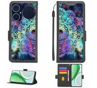 Aroepurt Custodia Comaptibile per Condor Mate 70 Case Custodia Cover Supporto Premium in PU[con Pellicola Protettiva HD con durezza 9H] [Blocco RFID][Effetto di rifrazione] LPT-HTT