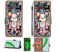 Aroepurt Custodia Comaptibile per Coolpad Haylo+Plus Cp3320as1 Case Custodia Cover Supporto Premium in PU[con Pellicola Protettiva HD con durezza 9H] [Blocco RFID][Effetto Luminoso Scuro] LPT-MXX