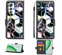 Aroepurt Custodia Comaptibile per Cubot Max 5 MAX5 5G Case Custodia Cover Supporto Premium in PU[con Pellicola Protettiva HD con durezza 9H] [Blocco RFID][Effetto di rifrazione] LPT-HS