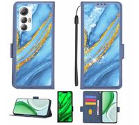 Aroepurt Custodia Comaptibile per Cubot Max 5 MAX5 5G Case Custodia Cover Supporto Premium in PU[con Pellicola Protettiva HD con durezza 9H] [Blocco RFID][Paillettes Dorate + Brillanti] LPT-LDL