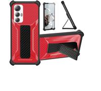 Aroepurt Custodia Comaptibile per Cubot Max 5 MAX5 5G Coque Custodia Case Ibrida [con Protezione dello Schermo in Vetro temperato] [Supporto Magnetico Pieghevole] Rosa