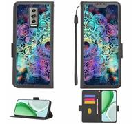 Aroepurt Custodia Comaptibile per Doogee Blade 10 PRO Case Custodia Cover Supporto Premium in PU[con Pellicola Protettiva HD con durezza 9H] [Blocco RFID][Effetto di rifrazione] LPT-HTT