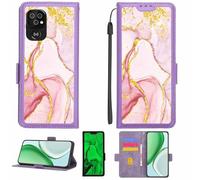 Aroepurt Custodia Comaptibile per Doro 8200 Case Custodia Cover Supporto Premium in PU[con Pellicola Protettiva HD con durezza 9H] [Blocco RFID][Paillettes Dorate + Brillanti] LPT-FDL