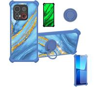 Aroepurt Custodia Comaptibile per Emporia Me.6 Case Custodia [ con 9H HD Vetro Temperato] Cover Supporto PC + Silicone JSL-LDL