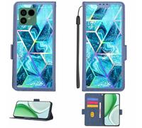 Aroepurt Custodia Comaptibile per Fairphone 4 Fairphone4 5G Case Custodia Cover Supporto Premium in PU[con Pellicola Protettiva HD con durezza 9H] [Blocco RFID][Effetto di rifrazione] LPT-LS