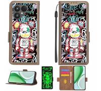 Aroepurt Custodia Comaptibile per Fairphone 6 Gen.6 Case Custodia Cover Supporto Premium in PU[con Pellicola Protettiva HD con durezza 9H] [Blocco RFID][Effetto Luminoso Scuro] LPT-MXX