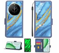 Aroepurt Custodia Comaptibile per FOSSiBOT S3 PRO Case Custodia Cover Supporto Premium in PU[con Pellicola Protettiva HD con durezza 9H] [Blocco RFID][Paillettes Dorate + Brillanti] LPT-LDL