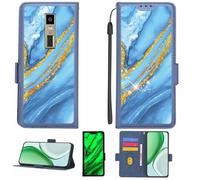 Aroepurt Custodia Comaptibile per KYOCERA Urbano V04 Case Custodia Cover Supporto Premium in PU[con Pellicola Protettiva HD con durezza 9H] [Blocco RFID][Paillettes Dorate + Brillanti] LPT-LDL