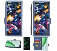 Aroepurt Custodia Comaptibile per LG Neon Plus Arena 2 Case Custodia Cover Supporto Premium in PU[con Pellicola Protettiva HD con durezza 9H] [Blocco RFID][Effetto Luminoso Scuro] LPT-XQ