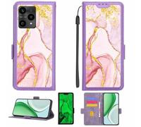 Aroepurt Custodia Comaptibile per Logicom Lunar Case Custodia Cover Supporto Premium in PU[con Pellicola Protettiva HD con durezza 9H] [Blocco RFID][Paillettes Dorate + Brillanti] LPT-FDL