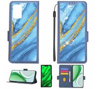 Aroepurt Custodia Comaptibile per Logicom Yuno Case Custodia Cover Supporto Premium in PU[con Pellicola Protettiva HD con durezza 9H] [Blocco RFID][Paillettes Dorate + Brillanti] LPT-LDL