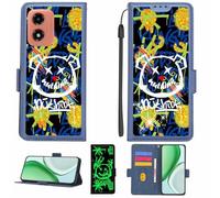 Aroepurt Custodia Comaptibile per Motorola Moto G04s Case Custodia Cover Supporto Premium in PU[con Pellicola Protettiva HD con durezza 9H] [Blocco RFID][Paillettes Dorate + Brillanti] LPT-TYX