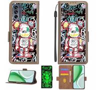 Aroepurt Custodia Comaptibile per Motorola Moto g62 5G Case Custodia Cover Supporto Premium in PU[con Pellicola Protettiva HD con durezza 9H] [Blocco RFID][Effetto Luminoso Scuro] LPT-MXX