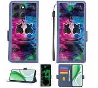 Aroepurt Custodia Comaptibile per Motorola Moto G86 5G Case Custodia Cover Supporto Premium in PU[con Pellicola Protettiva HD con durezza 9H] [Blocco RFID][Effetto Luminoso Scuro] LPT-BQ