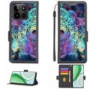 Aroepurt Custodia Comaptibile per myPhone N23 Plus 5G Case Custodia Cover Supporto Premium in PU[con Pellicola Protettiva HD con durezza 9H] [Blocco RFID][Effetto di rifrazione] LPT-HTT