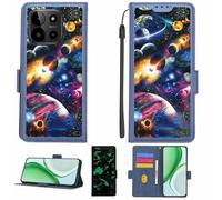 Aroepurt Custodia Comaptibile per myPhone N23 Plus 5G Case Custodia Cover Supporto Premium in PU[con Pellicola Protettiva HD con durezza 9H] [Blocco RFID][Effetto Luminoso Scuro] LPT-XQ