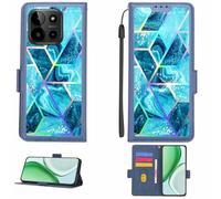 Aroepurt Custodia Comaptibile per myPhone N23 Plus 5G Case Custodia Cover Supporto Premium in PU[con Pellicola Protettiva HD con durezza 9H] [Blocco RFID][Effetto di rifrazione] LPT-LS