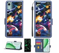 Aroepurt Custodia Comaptibile per Nokia C12 Plus Case Custodia Cover Supporto Premium in PU[con Pellicola Protettiva HD con durezza 9H] [Blocco RFID][Effetto Luminoso Scuro] LPT-XQ