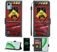 Aroepurt Custodia Comaptibile per Nokia C12 Plus Case Custodia Cover Supporto Premium in PU[con Pellicola Protettiva HD con durezza 9H] [Blocco RFID][Effetto Luminoso Scuro] LPT-JGP