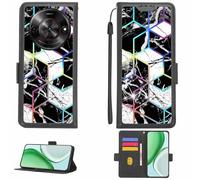 Aroepurt Custodia Comaptibile per Nubia Focus 5G Case Custodia Cover Supporto Premium in PU[con Pellicola Protettiva HD con durezza 9H] [Blocco RFID][Effetto di rifrazione] LPT-HS