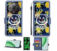 Aroepurt Custodia Comaptibile per Nubia Focus PRO 5G Case Custodia Cover Supporto Premium in PU[con Pellicola Protettiva HD con durezza 9H] [Blocco RFID][Paillettes Dorate + Brillanti] LPT-TYX