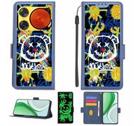 Aroepurt Custodia Comaptibile per Nubia Music 2 Case Custodia Cover Supporto Premium in PU[con Pellicola Protettiva HD con durezza 9H] [Blocco RFID][Paillettes Dorate + Brillanti] LPT-TYX