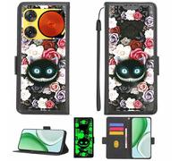 Aroepurt Custodia Comaptibile per Nubia Music 2 Case Custodia Cover Supporto Premium in PU[con Pellicola Protettiva HD con durezza 9H] [Blocco RFID][Effetto Luminoso Scuro] LPT-LZM