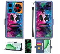 Aroepurt Custodia Comaptibile per Nubia Music Case Custodia Cover Supporto Premium in PU[con Pellicola Protettiva HD con durezza 9H] [Blocco RFID][Effetto Luminoso Scuro] LPT-BQ