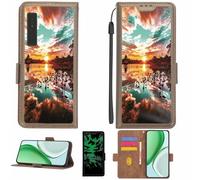 Aroepurt Custodia Comaptibile per Onyx Boox Palma 2 ePaper eReader Case Custodia Cover Supporto Premium in PU[con Pellicola Protettiva HD con durezza 9H] [Blocco RFID][Effetto Luminoso Scuro] LPT-FJ