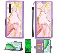 Aroepurt Custodia Comaptibile per Onyx Boox Palma Case Custodia Cover Supporto Premium in PU[con Pellicola Protettiva HD con durezza 9H] [Blocco RFID][Paillettes Dorate + Brillanti] LPT-FDL