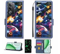 Aroepurt Custodia Comaptibile per Oppo A80 5G Case Custodia Cover Supporto Premium in PU[con Pellicola Protettiva HD con durezza 9H] [Blocco RFID][Effetto Luminoso Scuro] LPT-XQ