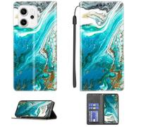 Aroepurt Custodia Comaptibile per Oppo Reno14 FS 5G Case Custodia Cover Supporto Premium in PU [ con 9H HD Vetro Temperato] CPT13